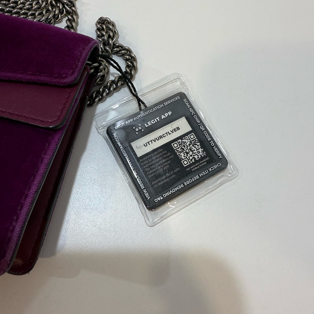 Gucci Dionysus Super Mini Purple Velvet Bag - Picture 11 of 13